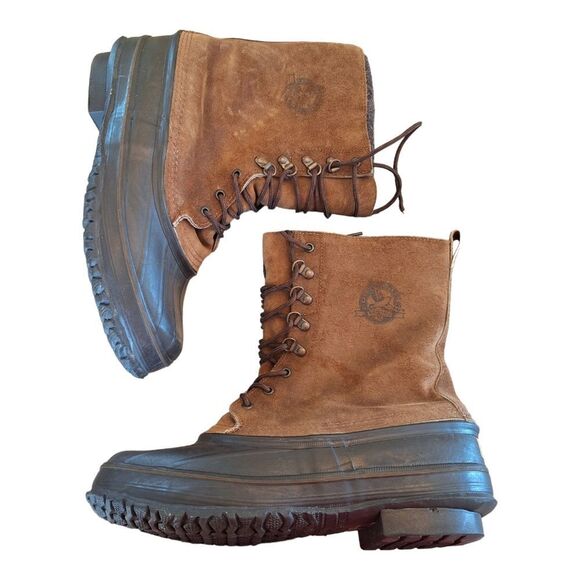 Eddie Bauer Duck Boots Made in USA Men's size 11 Fiberglass Shank Wool Lining - Picture 6 of 16